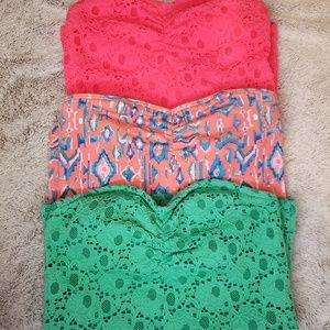 3 tube tops